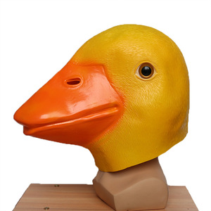 Masque en latex de canard TIANHONG, taille unique, accessoire de costume d'animal de dessin animé, couvre-chef pour fête et cosplay - Product Image 2