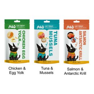 Golosinas para Gatos - Mariscos de Atún 100% Naturales, Bocadillo Alto en Proteínas, Sabor a Atún, Salmón y Pollo, Comida Húmeda para Gatos - Product Image 5