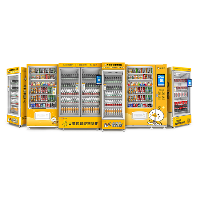 Customizable Open Vending Machine with SDK Touchscreen Cloud-Based Management for Outdoor & Indoor Use in Gyms and Offices