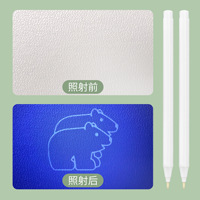 Stylos marqueurs UV invisibles, surligneurs à encre visible sous lumière UV, adaptés au cuir, au tissu et aux textiles
