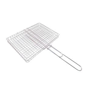 Cesta para parrilla de pescado Cesta para barbacoa de acero inoxidable Cesta para barbacoa con asa - Product Image 3