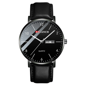 Montre à quartz minimaliste pour homme, bracelet en acier inoxydable, simple, élégante, étanche, montre-bracelet pour affaires - Product Image 3