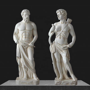 Estatua de Hércules Farnesio de Mármol Blanco Natural, Figura Romana Famosa Personalizada, para Decoración de Jardín, Hotel o Villa - Product Image 4
