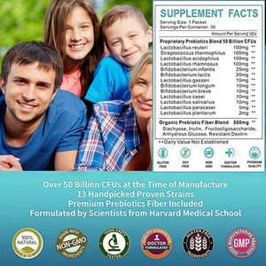 Marque privée Soutien digestif et santé intestinale végétalien Supplément prébiotique Poudre probiotique immunitaire organique pour femmes et hommes - Product Image 6