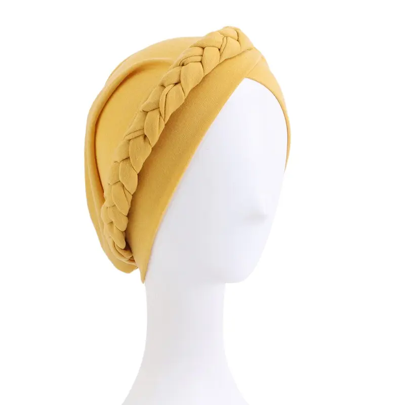 Turban intérieur de tête islamique Musulman Echarpe Headwraps Femmes Cheveux Turban Chapeau Pour Femmes Dames