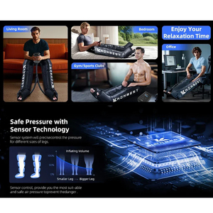 Botas de Compresión para Atletas, Alivio del Dolor y Molestias Musculares, Masajeador de Piernas por Compresión de Aire, Botas de Recuperación para Deportistas - Product Image 6