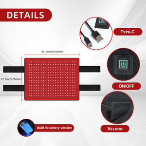 Schmerzlinderung und Wundheilung Rotlichttherapie-Gürtel 660nm 850nm LED Infrarot-Therapie-Wickel für Pferde - Product Image 5