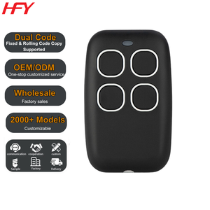 Télécommande sans fil double code à <span class=keywords><strong>4</strong></span> touches compatible avec arrêt automatique, portée 50-100m pour porte de <span class=keywords><strong>garage</strong></span> et domotique (vente en gros) - Product Image 1