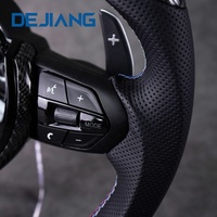 Volant de style sportif pour BMW M2 M3 M4 M5 M6 X5M F30 F10 F20 F35 F22 F18 F07 F01 E90 E92 E46 Volant en fibre de carbone