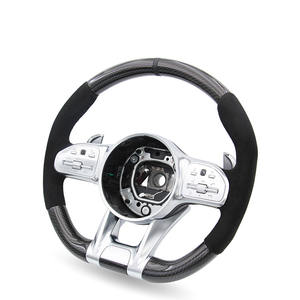 พวงมาลัยคาร์บอนไฟเบอร์ ZC-809-T92-F สำหรับ Beijing Benz <span class=keywords><strong>Mercedes</strong></span> AMG C <span class=keywords><strong>43</strong></span> 4MATIC Wagon [205200] 2018-2021 - Product Image 1