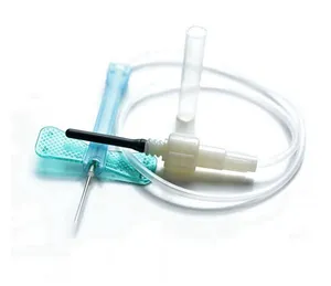 Wuzhou Medical مورد الصين 18-27G ابرة جمع دم فراشة معقم للاستخدام بالمستشفيات