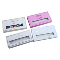 Meilleure vente boîte d'emballage magnétique personnalisée pour ongles ombre à paupières cils Blush perruques cosmétiques emballage en carton