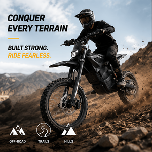 Moto tout-terrain Surrou homologuée CE 60V 2000W à moteur central, 4500W, pour adulte, type Pit Bike - Product Image 3