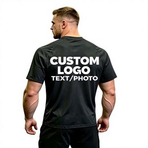 Wholesale Cheap Price Fashionable Plus Size Men's O Neck Casual Breathable Eco-Friendly Printed Jersey 100% Cotton Short Sleeve - Product Image 4