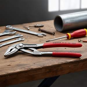 คีมปั๊มน้ำ Cobra รุ่น 87 51 180 ปากหยัก เหล็กโครเมี่ยมวานาเดียม มาตรฐานอุตสาหกรรม ล็อคอัตโนมัติ ผลิตในเยอรมนี - Product Image 2