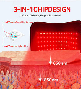 Infrarot-Rotlicht therapie für Fuß Rotlicht Füße Therapie Wickels chuh für Füße Knöchel - Product Image 4