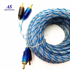 高品质1M/2M/3M/5M RCA电缆互连电缆音频/视频电缆，用于汽车音频