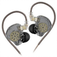 Écouteurs intra-auriculaires Kz Edx Lite à bas prix, avec basses profondes, filaires, IEM, driver dynamique ultra-linéaire, ANC, cordon de 120 cm, 3,5 mm
