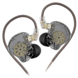 Écouteurs intra-auriculaires <span class=keywords><strong>Kz</strong></span> Edx Lite à bas prix, avec basses profondes, filaires, IEM, driver dynamique ultra-linéaire, <span class=keywords><strong>ANC</strong></span>, 3,5 mm - Product Image 1