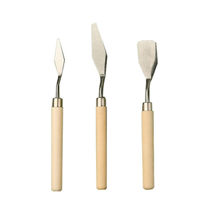 سكين لوحة الرسم الزيتي الاحترافي من الفولاذ المقاوم للصدأ قطعة واحدة بالجملة - Product Image 3