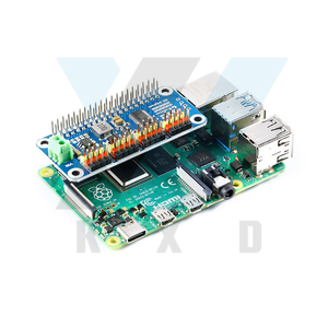Original Raspberry <strong>Pi</strong> 4B/3B+/Zero W 16-way Steering Gear Drive Board PWM Drive Module 12C Interface Servo Driver HAT IC chip - Product Image 1