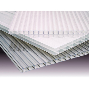Panneaux de toit en plastique transparent, feuille de toit en <span class=keywords><strong>polycarbonate</strong></span>, liste de <span class=keywords><strong>prix</strong></span> pour glaçage de serre, 2 pièces - Product Image 1