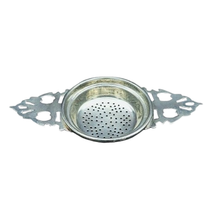 Passoire finie en or la plus vendue tamis alimentaire de cuisine en acier inoxydable avec poignée en métal passoire multifonctionnelle - Product Image 6