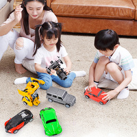 Juguete Promocional, Coche Transformable en Robot, Juguete de Coche Deformable con Transformación de un Botón, Velocidad 360 para Niños