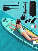 Planche de paddle gonflable Maoshi Custom Australia Surf Stand-Up Paddle Board avec matériau TPE pliable pour une utilisation en eaux océaniques