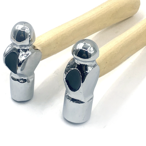Toptan ahşap saplı Mini bilya Pein Peen çekiç çok amaçlı DIY deri Rapping çekiç ev kullanarak ahşap çekiç - Product Image 5