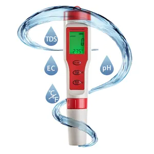 PH ez9908 4 in 1 multifunction test Water Testing Kit heldHold Pen Type pH TDS EC temperature Meter