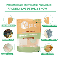 Sachet réutilisable et recyclable pour poulet rôti, compatible micro-ondes, avec fenêtre anti-buée et fermeture éclair, pochette verticale pour poulet chaud et nourriture pour animaux de compagnie
