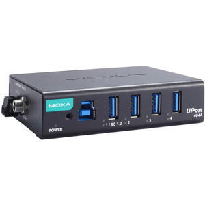 Moxa UPort 404A-T Hub USB Industrial Tipo A 3.0 de 4 Puertos con Entrada de Alimentación para Uso Industrial - Product Image 2