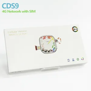 CDS9 4g智能手表全球2.04英寸Amoled屏幕180度相机视频通话应用下载IP67 SIM WIFI安卓9.0 relojes