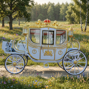 Carruaje Eléctrico Clásico sin Caballos para Hoteles y Bodas, Estilo Vintage, Carroza para Bodas - Product Image 1