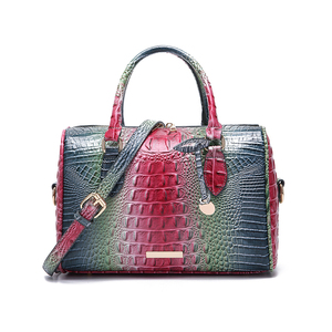 Bolsos cruzados vintage de lujo para mujer, de cuero de alta calidad PU bolso de hombro, monedero con asa superior, bolsos con patrón de cocodrilo - Product Image 6