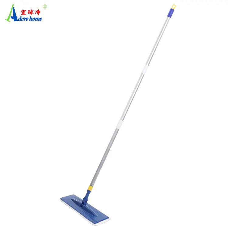 Chinese factory wholesale flat floor mop set for dry and wet cleaning with microfiber pads e-commerce store hot selling mop