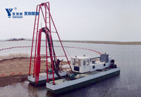 Drague à aspiration par jet avec pompe à eau pour le dragage des sables