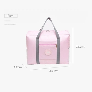 Bolsa de lona de viaje HANFEIZI, bolsa de noche de Bolsillo grande, equipaje deportivo, bolsa de viaje para gimnasio para hombres y mujeres - Product Image 5