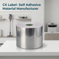 Matériaux d'étiquetage autocollants en PET toutes couleurs, sur mesure, durables, résistants à la chaleur et imperméables pour l'électronique et la maison