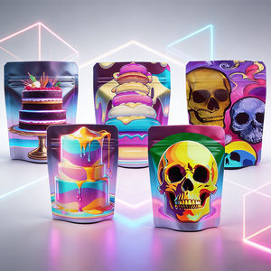 Bolsas Personalizadas Mate de Grado Alimenticio a Prueba de Olores con Cierre de Cremallera y Logotipo Personalizado para Niños (Película de Poliéster) - Product Image 1