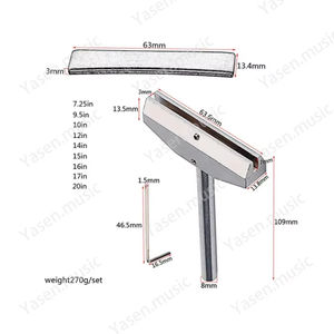 Herramienta de reparación de guitarras Herramienta <span class=keywords><strong>Luthier</strong></span> Diapasón de guitarra Prensa Caul con llave hexagonal Diapasón Presionando Reemplazo Herramienta <span class=keywords><strong>Luthier</strong></span> - Product Image 5