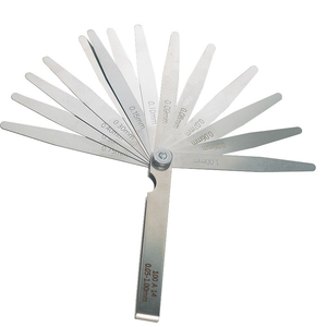 Jauge d'épaisseur industrielle 0,02-1 mm Tolérance de précision Jauge d'épaisseur Outil de mesure Métrique/Impérial Insert en laiton - Product Image 3