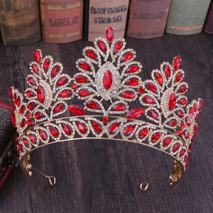 <span class=keywords><strong>Couronne</strong></span> de mariée luxueuse en feuille, <span class=keywords><strong>couronne</strong></span> de <span class=keywords><strong>princesse</strong></span> en strass, diadème, bijoux de mariage, de haute qualité, ZGH1203 - Product Image 6