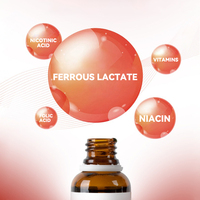 Compléments de fer pour chats et chiens Gouttes de fer liquide Soutient l'anémie Niveaux d'énergie faibles Lethargie Favorise la formation des globules rouges