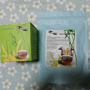 Slimming by natural plants flat tummy tea 100% natural herbal and powerful Private Label weight loss detox flat tummy tea