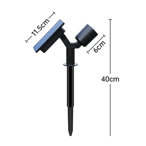 Lampe <span class=keywords><strong>solaire</strong></span> de <span class=keywords><strong>jardin</strong></span>, projecteurs extérieurs, lumière blanc chaud, pour <span class=keywords><strong>jardin</strong></span>, cour, patio, arbre, paysage, pelouse - Product Image 2