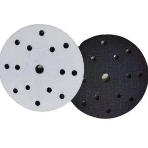 Disco de Lijado de Esponja con 17 Orificios, Base para Pulido, Protección Amortiguadora, Almohadilla de Espuma No Abrasiva con Revestimiento de Felpa - Product Image 2