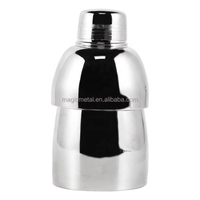 Shaker à vin Boston en acier inoxydable de luxe, personnalisable avec logo, capacité 500 ml, outils de bar à cocktails, best-seller Magic Metal