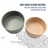 Boîte à lunch en silicone personnalisée avec logo OEM ODM, 700 ml, qualité alimentaire, boîte bento ronde, fabricant avec plus de 10 ans d'expérience, couleur personnalisée directement de l'usine